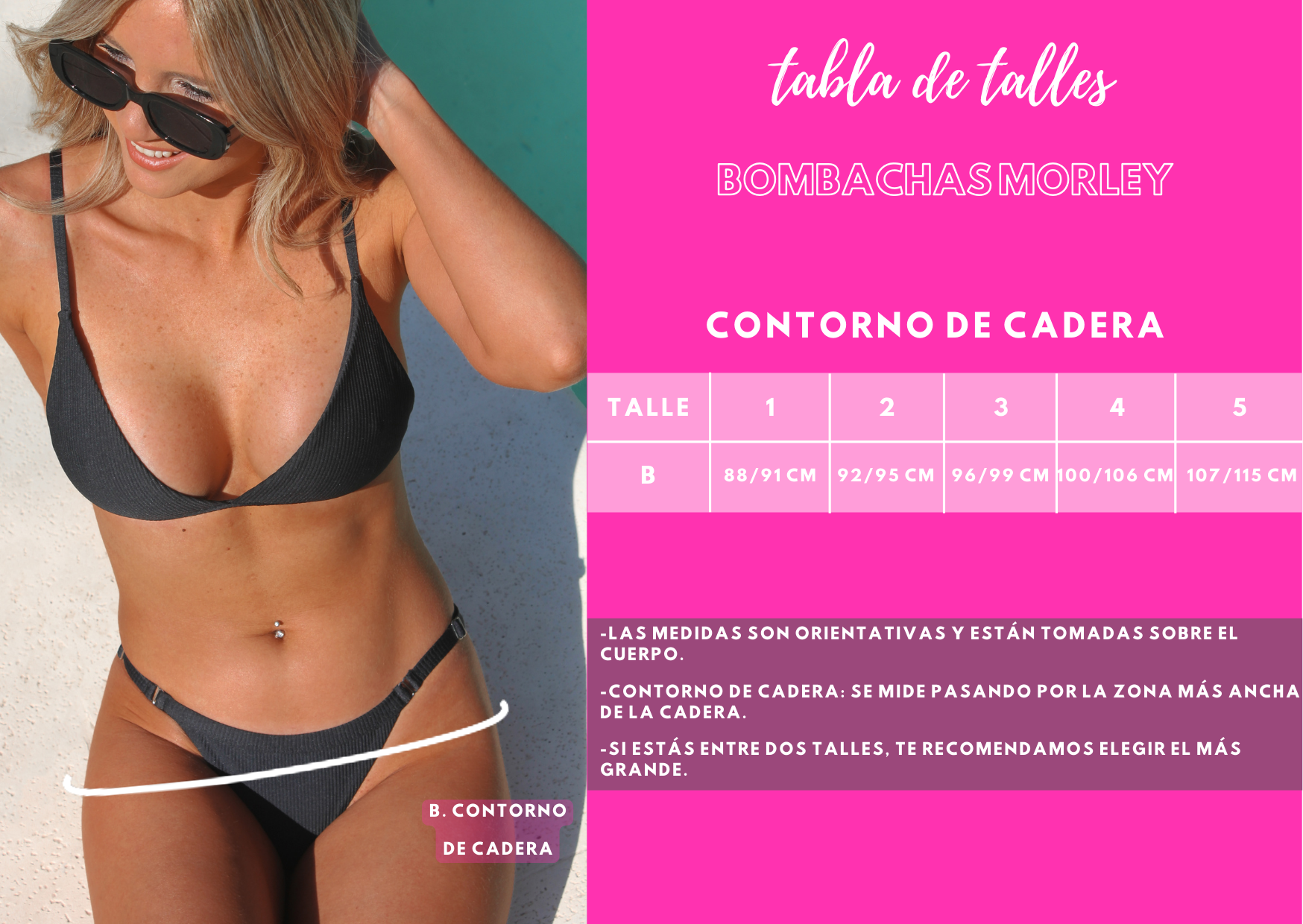 Talles de online bombachas